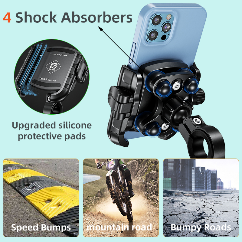 Giá đỡ điện thoại xe máy Kewig - đánh giá và giá Commuter Bike Lock