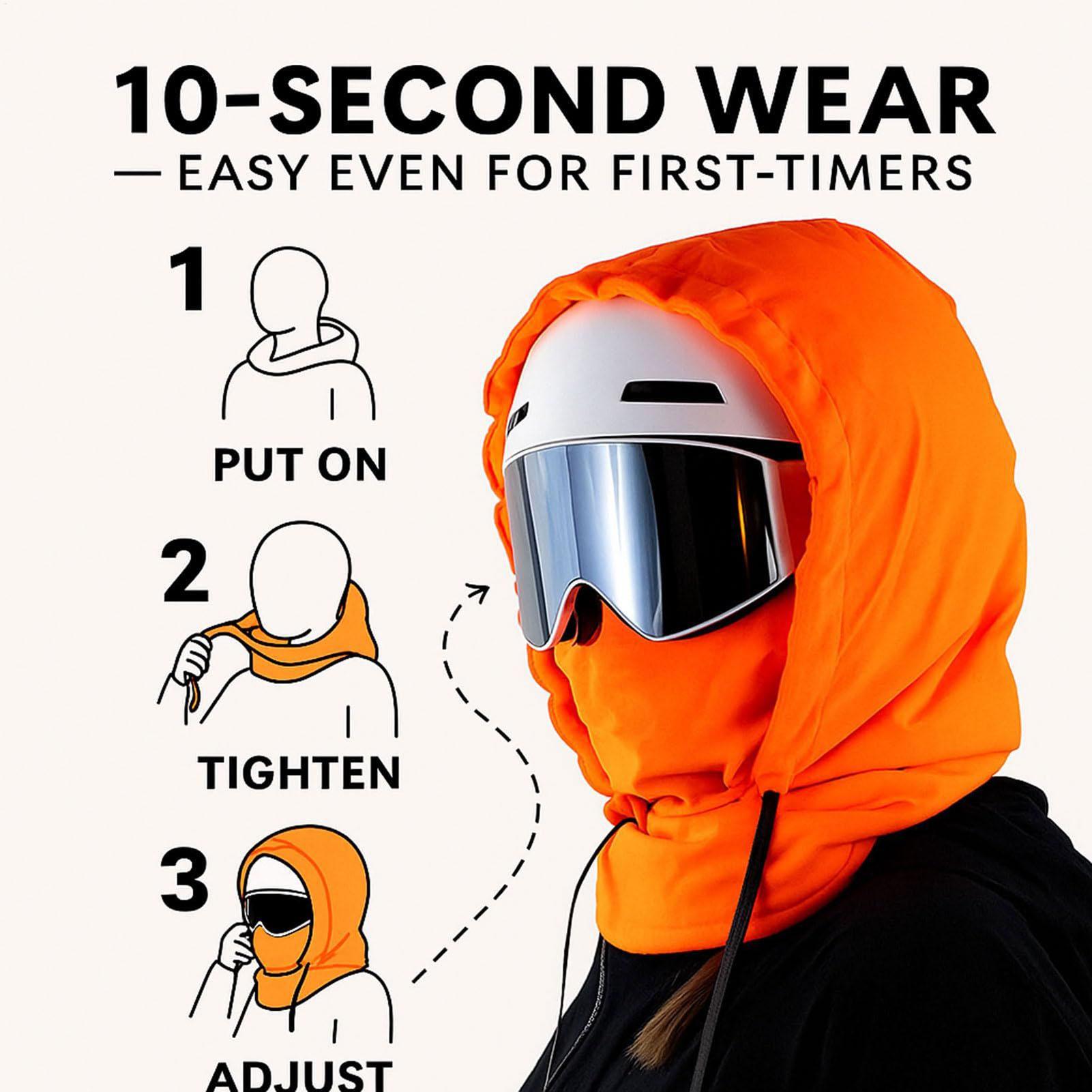 Winter Hood Breathable Fleece  - đánh giá và giá Cycling To Work