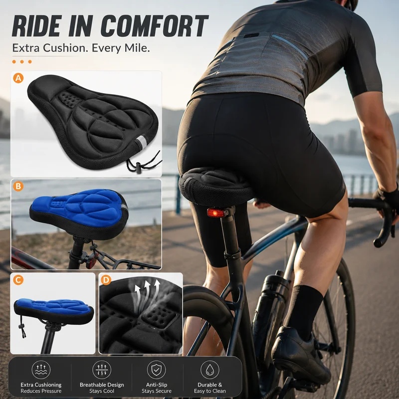1/2pcs Universal Bike Saddle C - đánh giá và giá Commuting By Bike